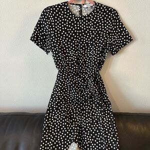 Black and White Polka Dot Dress